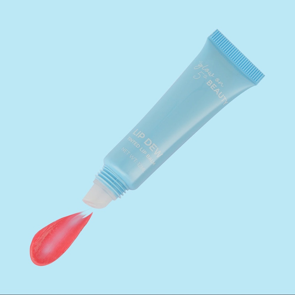 GLOW ON 5Th BEAUTY LIP DEW - Tinted Lip Balm - BERRY